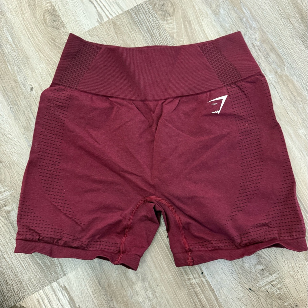 Gymshark Women's Athletic Shorts - Deep Red